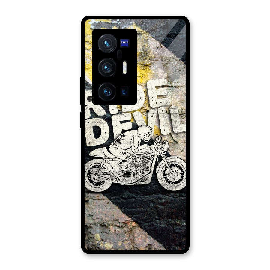 Ride Devil Glass Back Case for Vivo X70 Pro Plus