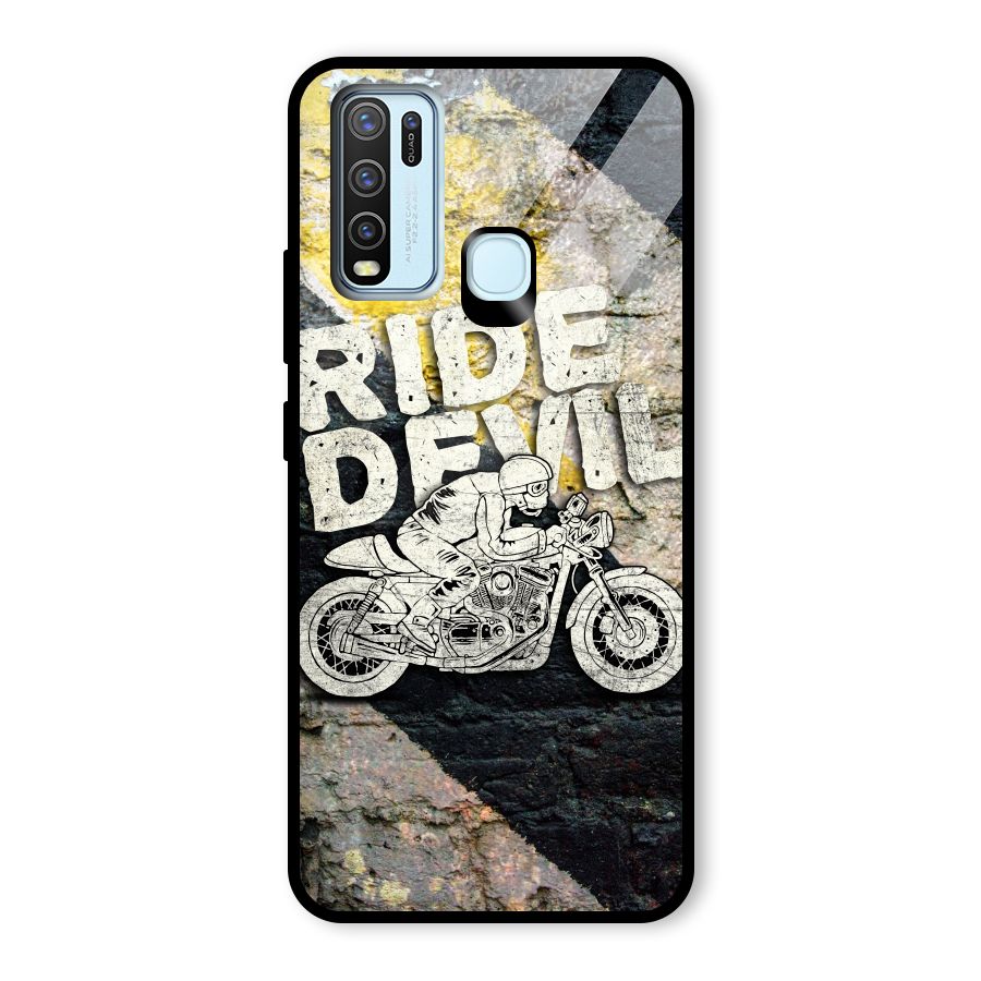 Ride Devil Glass Back Case for Vivo Y30