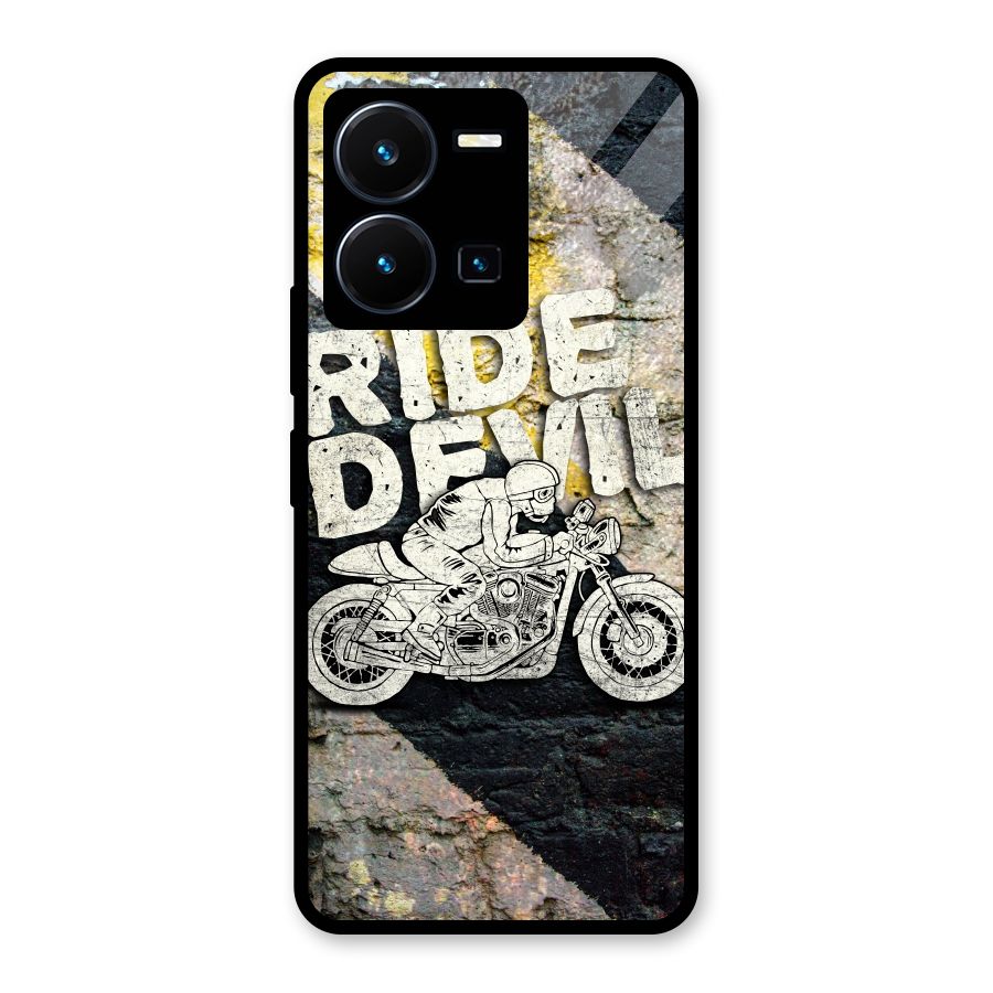 Ride Devil Glass Back Case for Vivo Y35