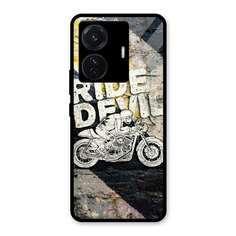 Ride Devil Glass Back Case for Vivo iQOO Z6 Pro