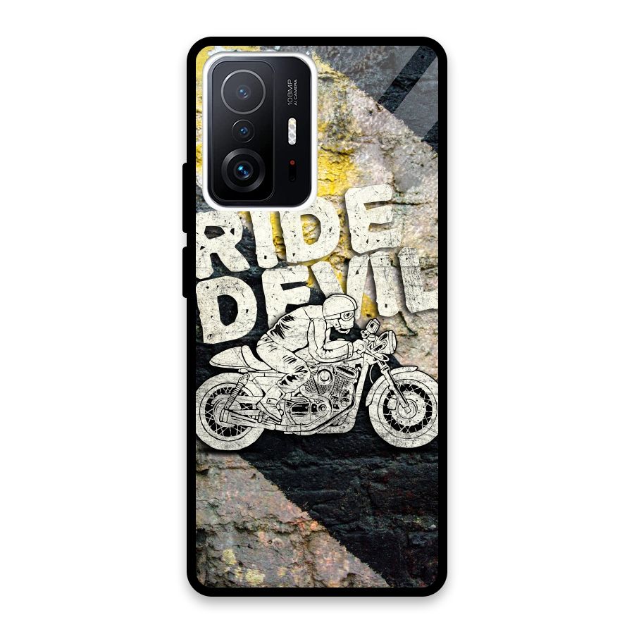 Ride Devil Glass Back Case for Xiaomi 11T Pro