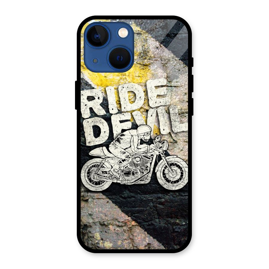Ride Devil Glass Back Case for iPhone 13 Mini