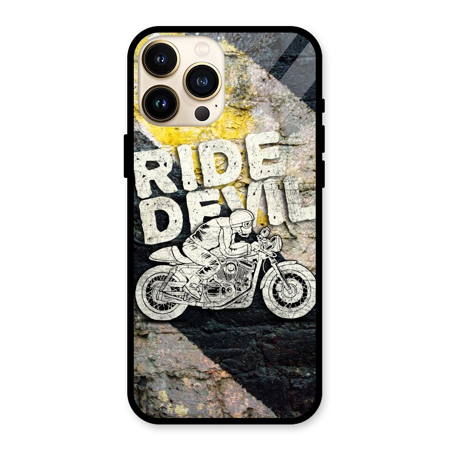 Ride Devil Glass Back Case for iPhone 13 Pro Max