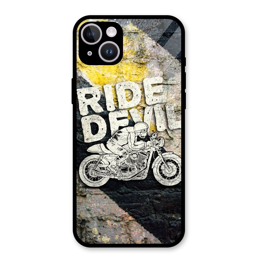 Ride Devil Glass Back Case for iPhone 14 Plus