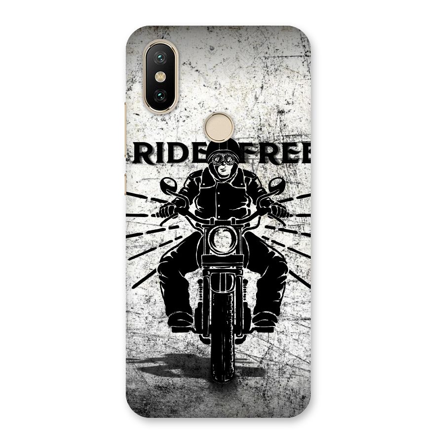 Ride Free Back Case for Mi A2
