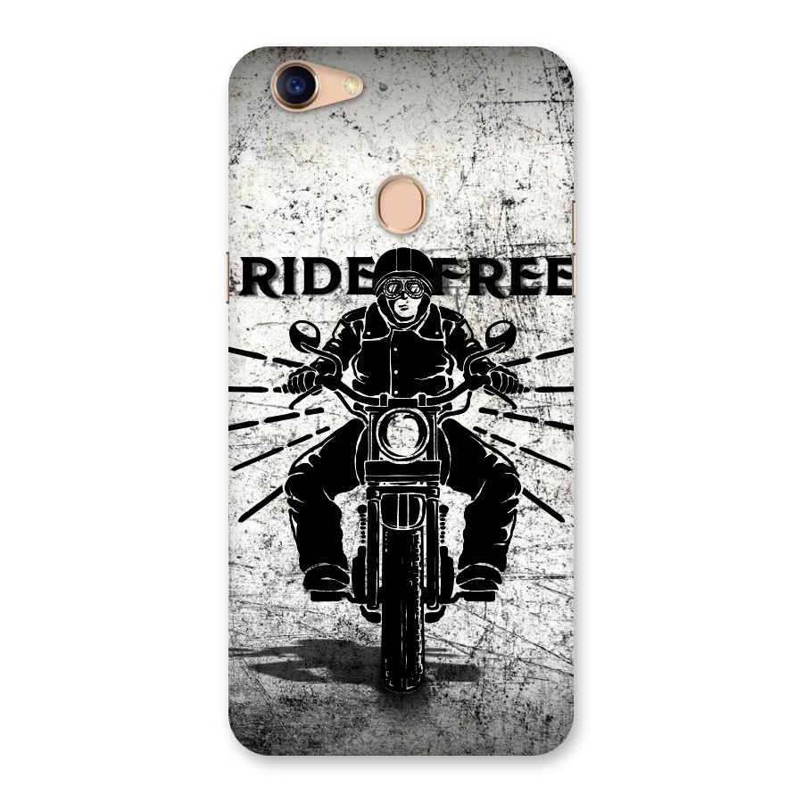 Ride Free Back Case for Oppo F5 Youth