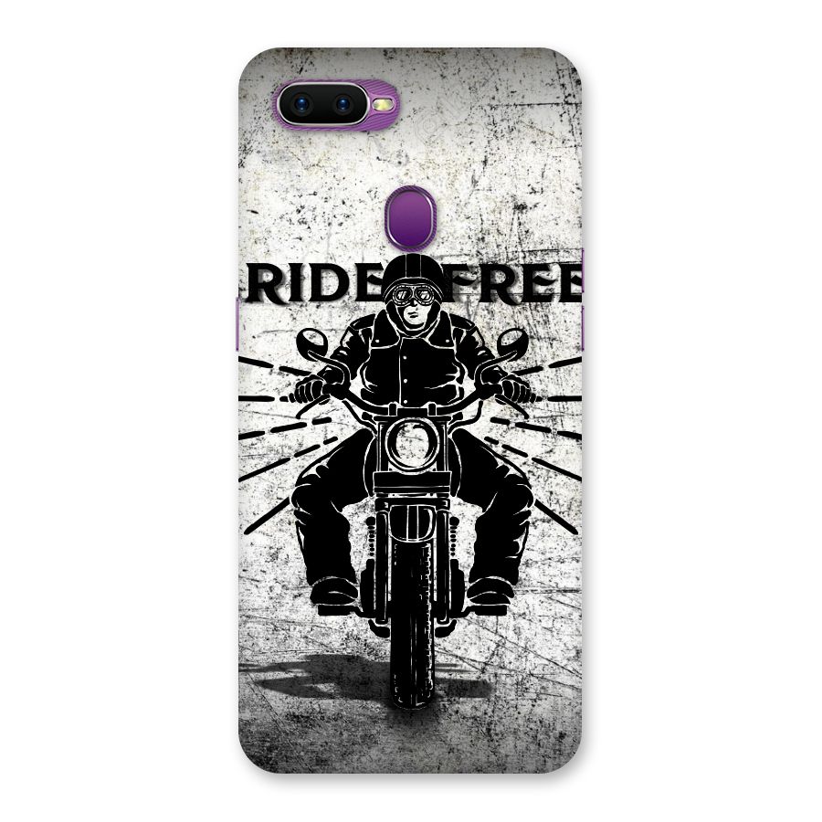 Ride Free Back Case for Oppo F9