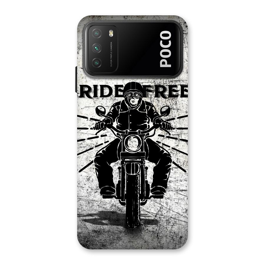 Ride Free Back Case for Poco M3