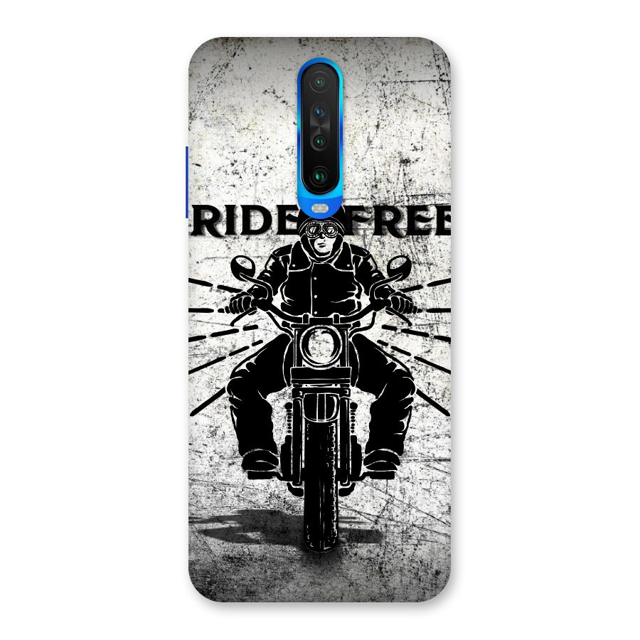 Ride Free Back Case for Poco X2