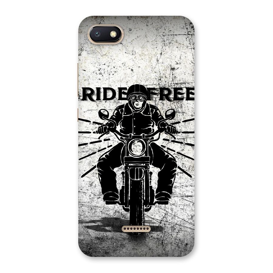 Ride Free Back Case for Redmi 6A