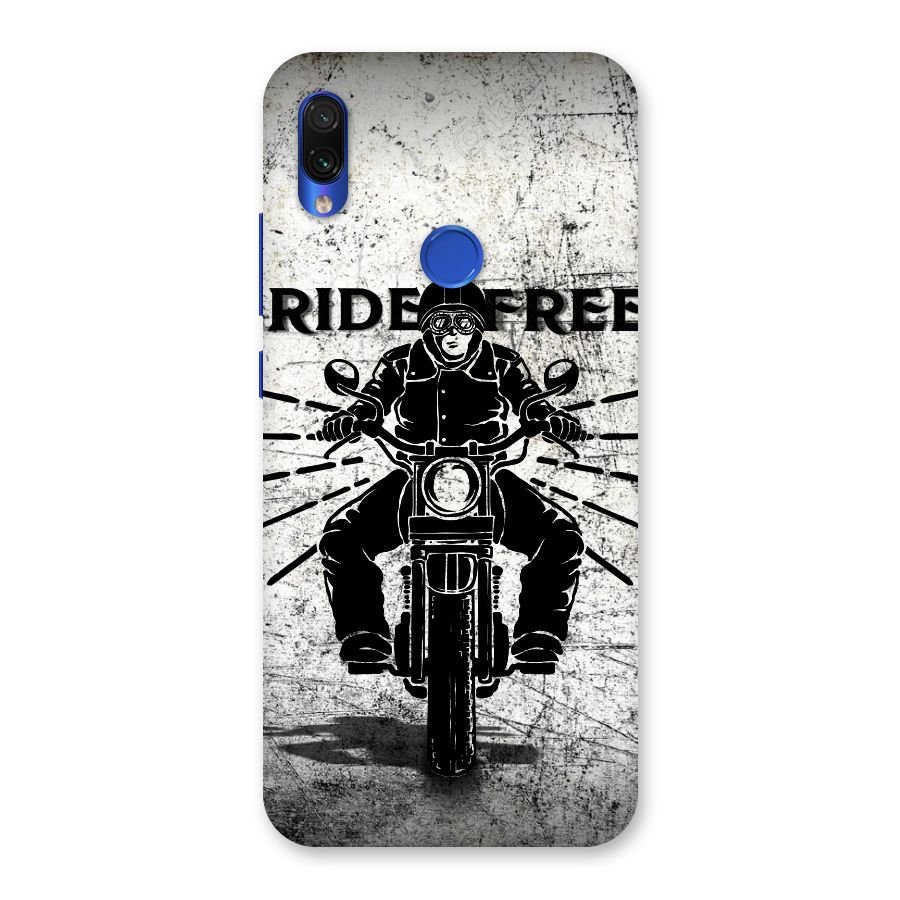 Ride Free Back Case for Redmi Note 7S