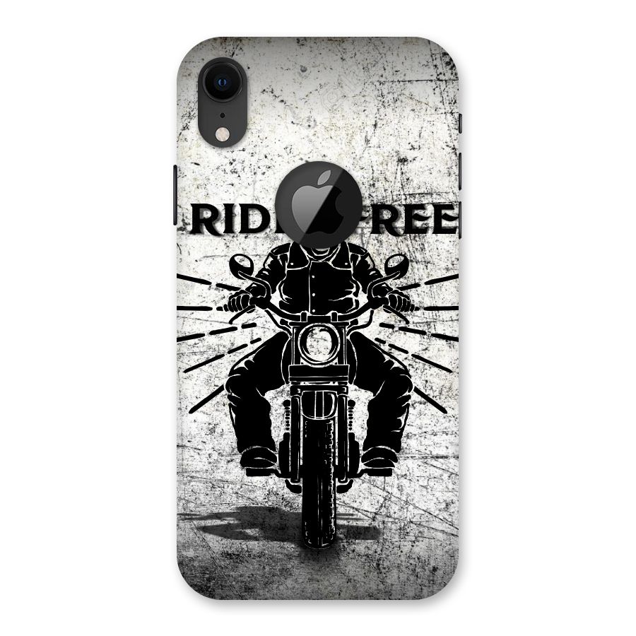 Ride Free Back Case for iPhone XR Logo Cut