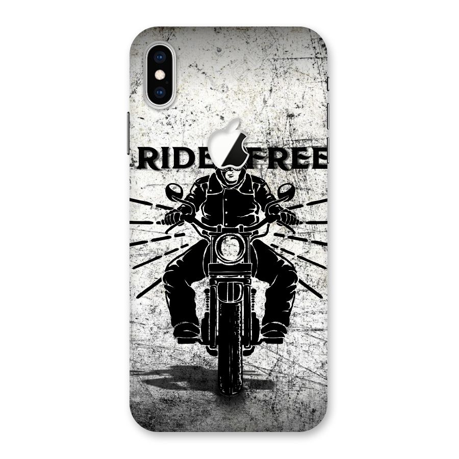 Ride Free Back Case for iPhone XS Max Apple Cut