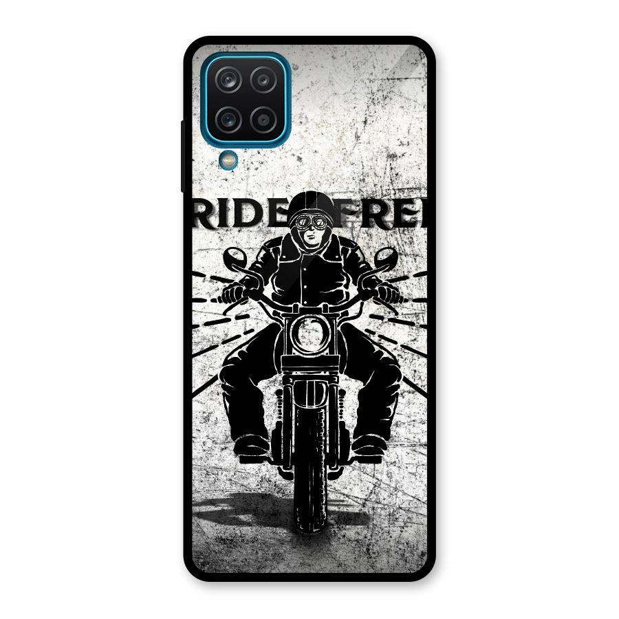 Ride Free Glass Back Case for Galaxy A12