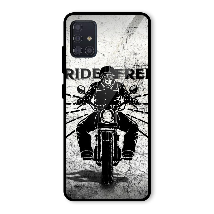 Ride Free Glass Back Case for Galaxy A51