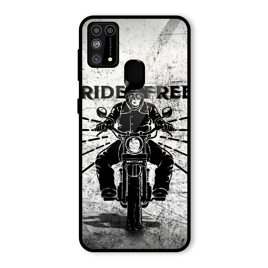 Ride Free Glass Back Case for Galaxy F41