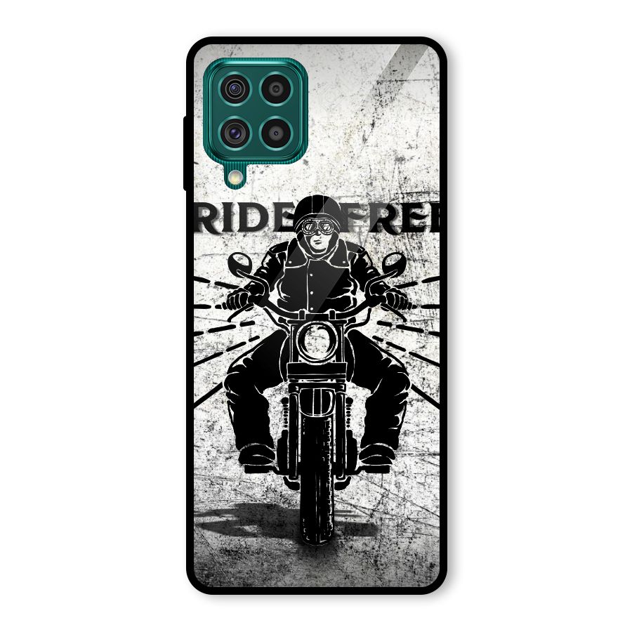 Ride Free Glass Back Case for Galaxy F62
