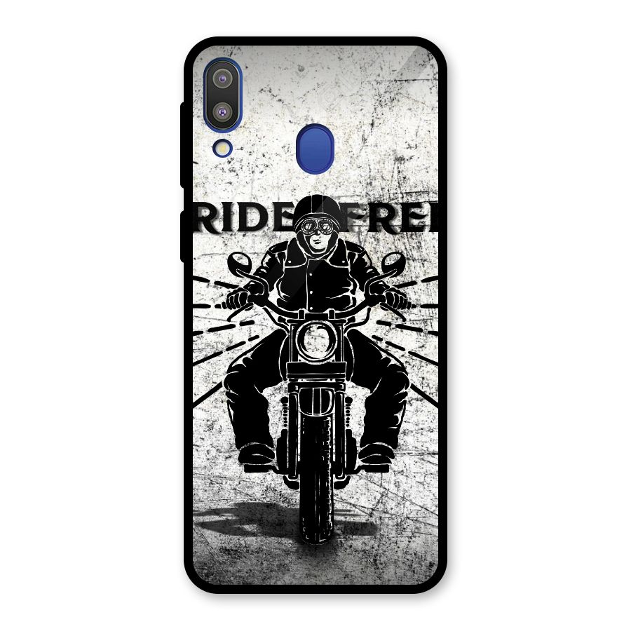 Ride Free Glass Back Case for Galaxy M20