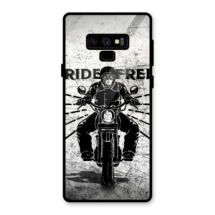 Ride Free Glass Back Case for Galaxy Note 9