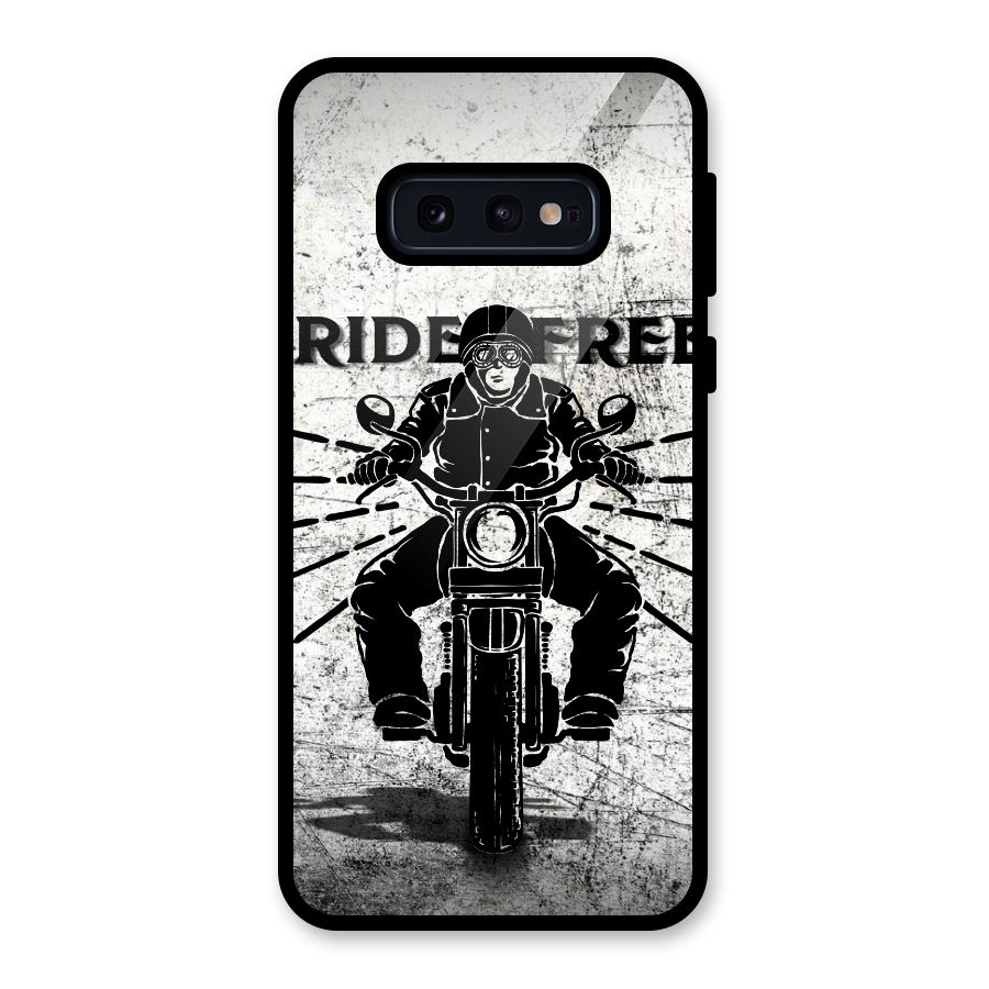 Ride Free Glass Back Case for Galaxy S10e