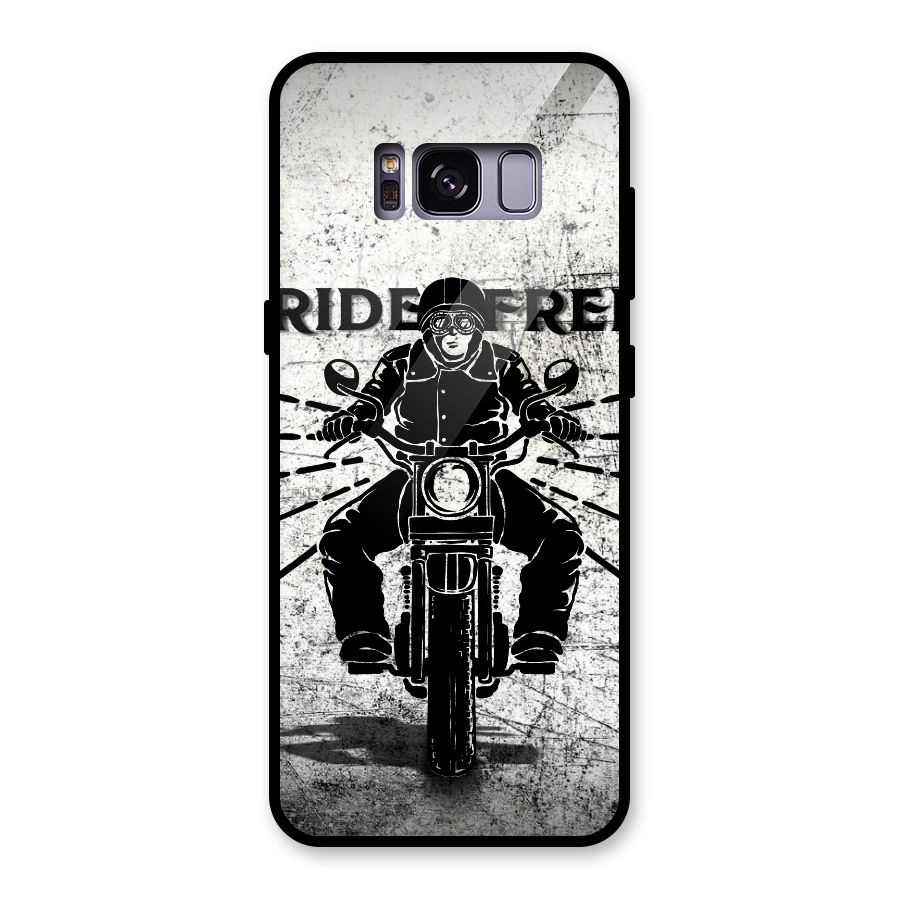 Ride Free Glass Back Case for Galaxy S8