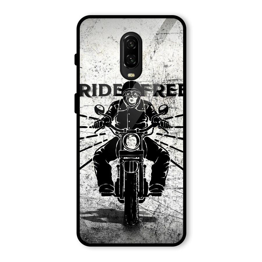 Ride Free Glass Back Case for OnePlus 6T