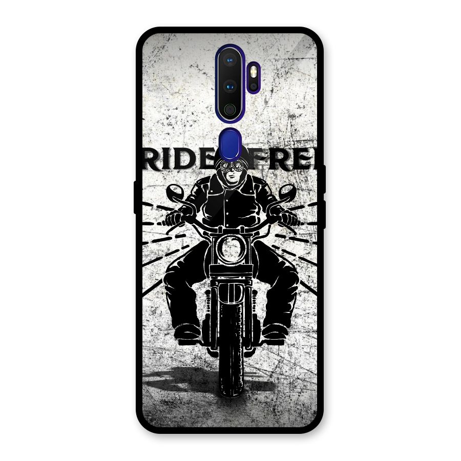 Ride Free Glass Back Case for Oppo A9 (2020)