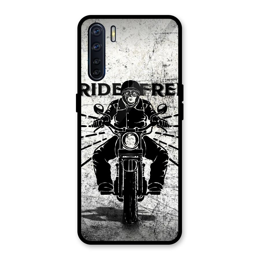 Ride Free Glass Back Case for Oppo F15