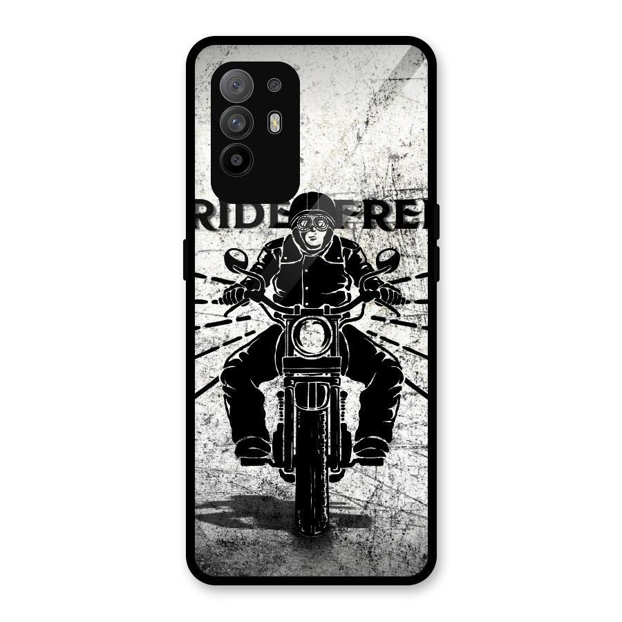 Ride Free Glass Back Case for Oppo F19 Pro Plus 5G