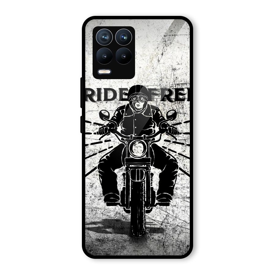 Ride Free Glass Back Case for Realme 8