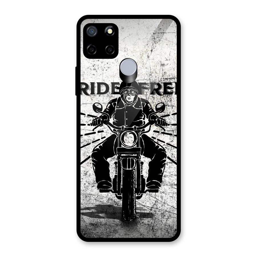 Ride Free Glass Back Case for Realme C15
