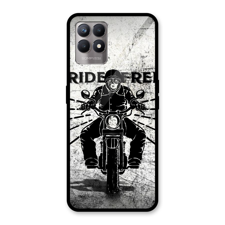 Ride Free Glass Back Case for Realme Narzo 50