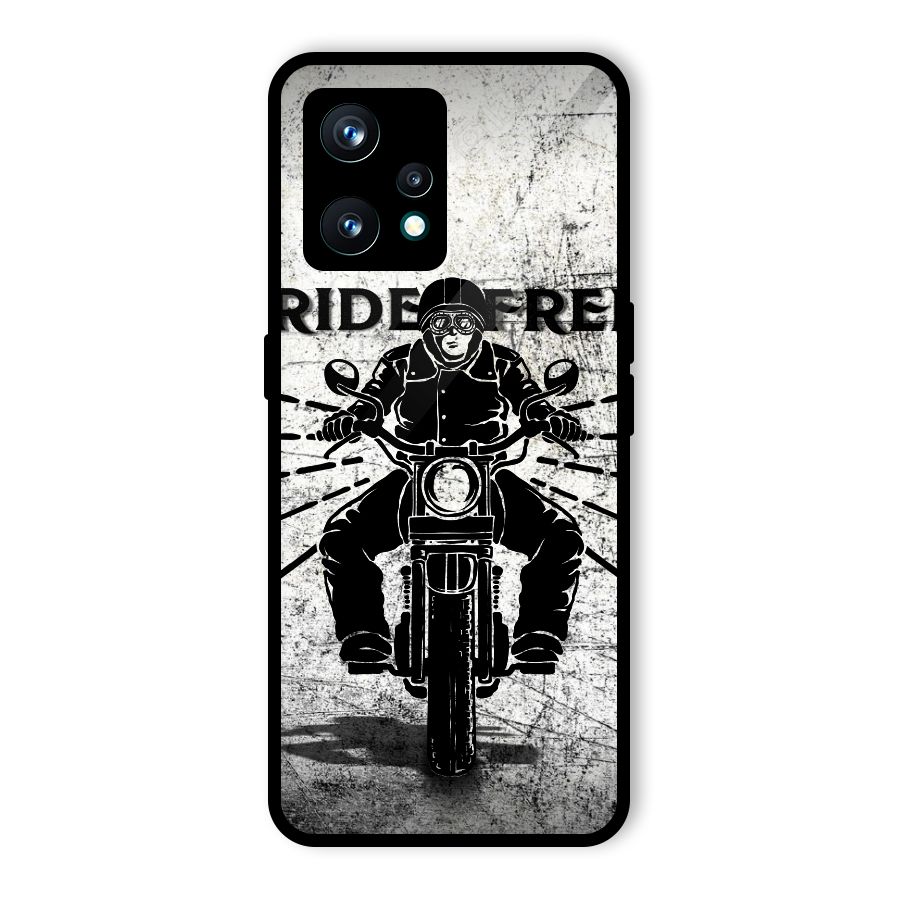 Ride Free Glass Back Case for Realme Narzo 50 Pro