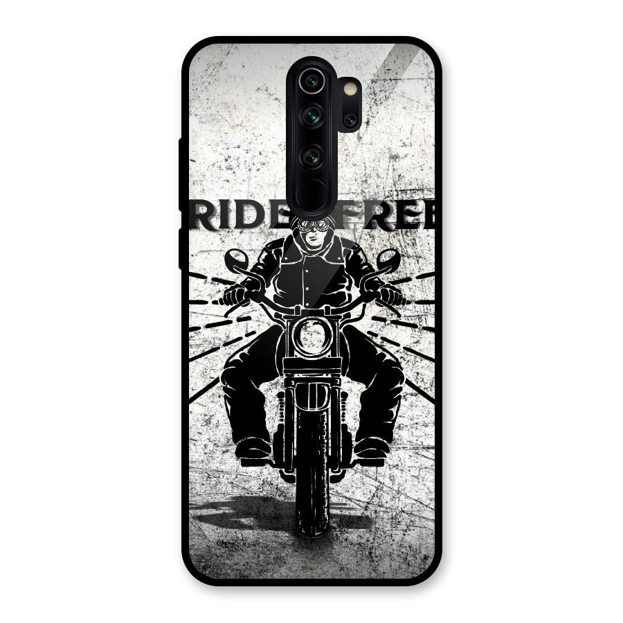Ride Free Glass Back Case for Redmi Note 8 Pro