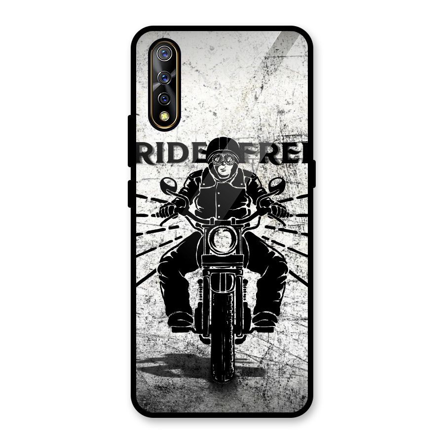 Ride Free Glass Back Case for Vivo S1