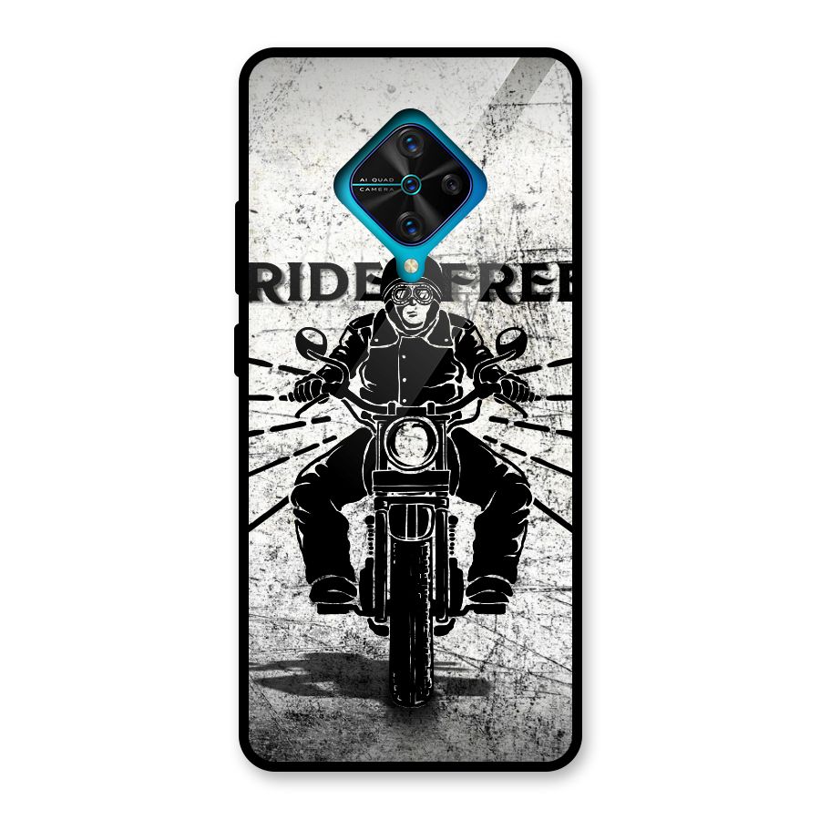 Ride Free Glass Back Case for Vivo S1 Pro