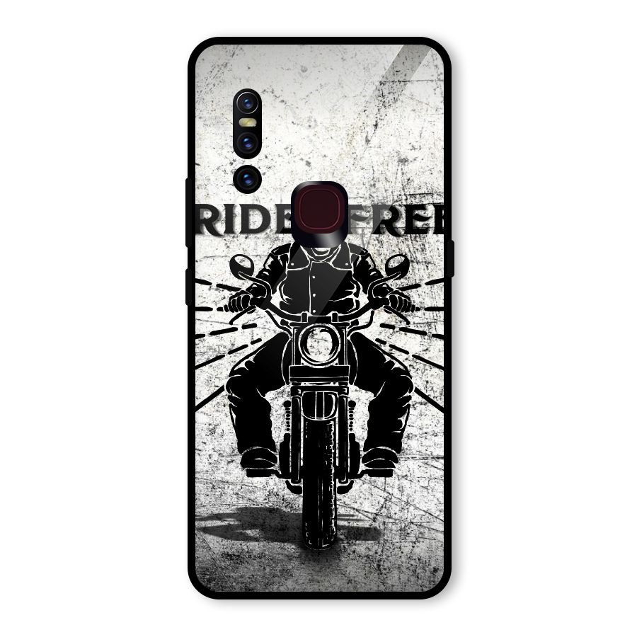 Ride Free Glass Back Case for Vivo V15