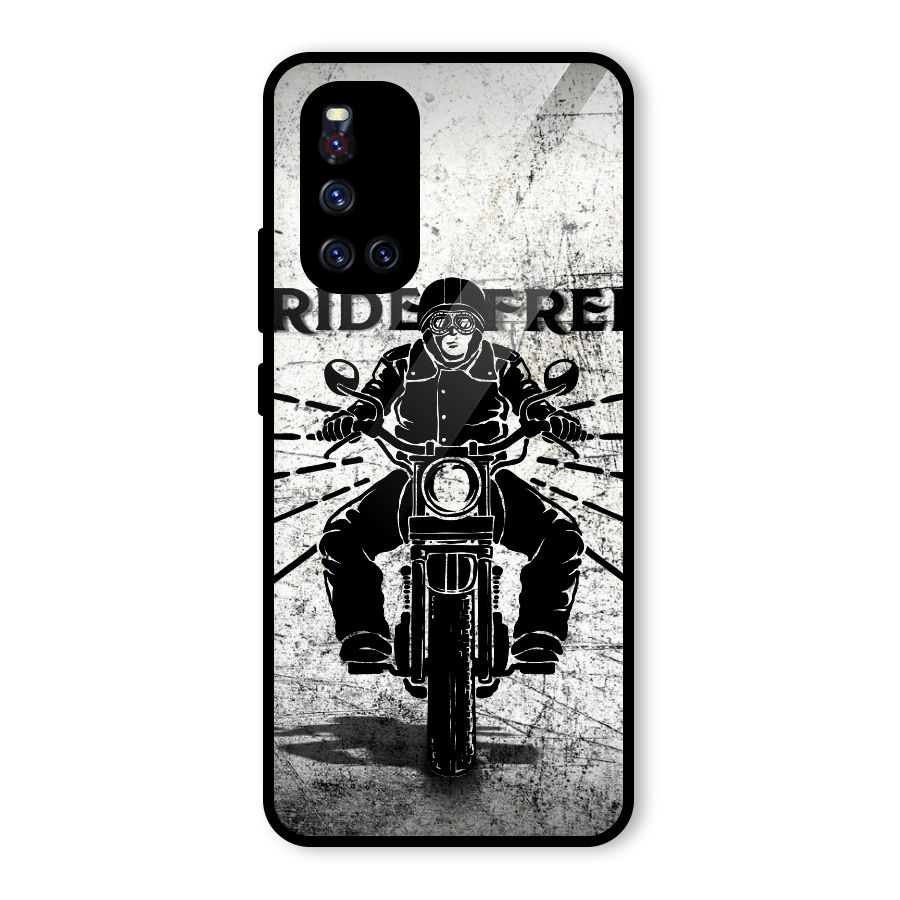 Ride Free Glass Back Case for Vivo V19