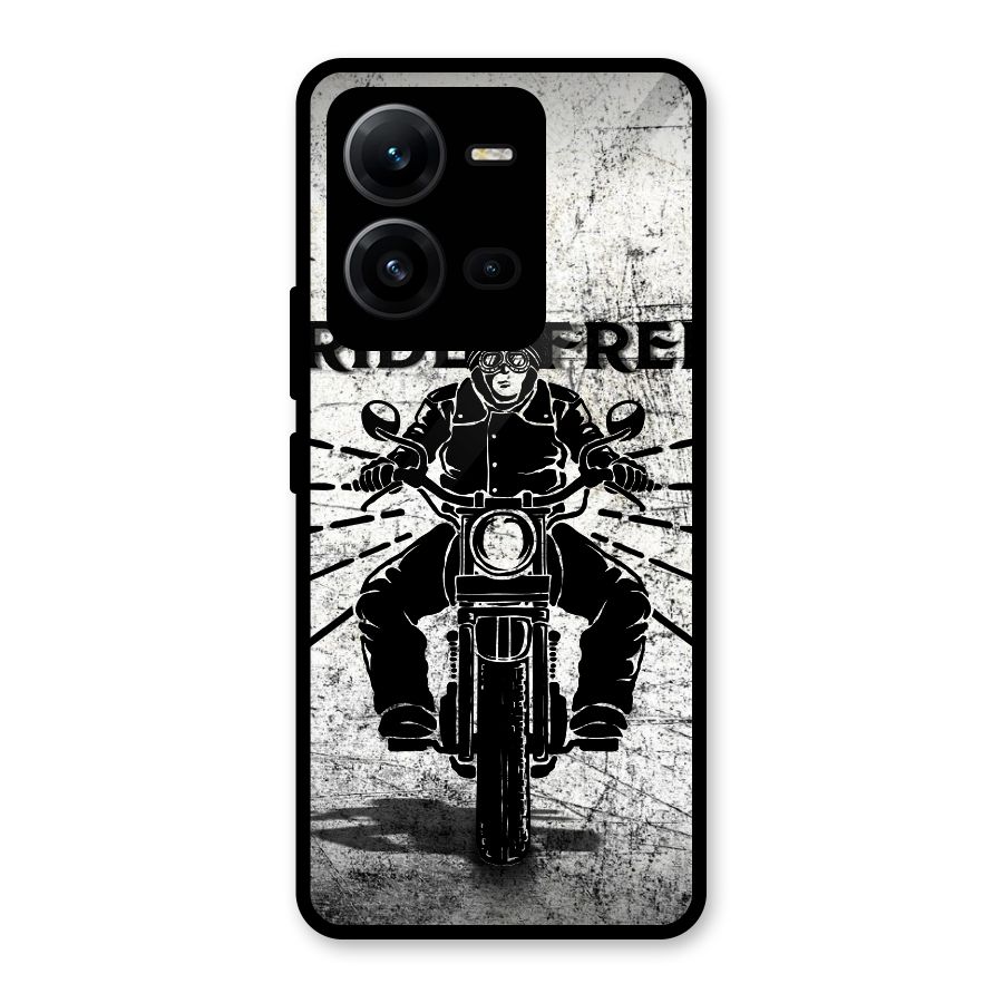Ride Free Glass Back Case for Vivo V25