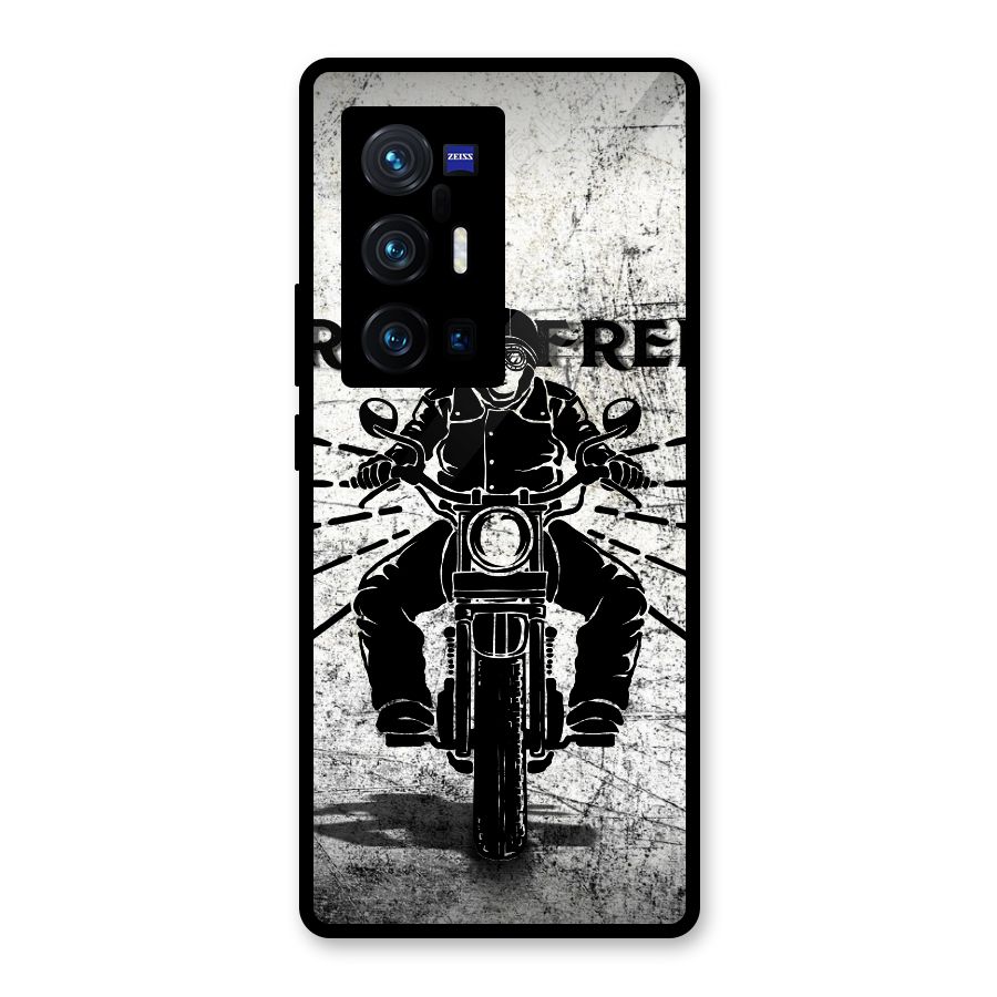 Ride Free Glass Back Case for Vivo X70 Pro Plus