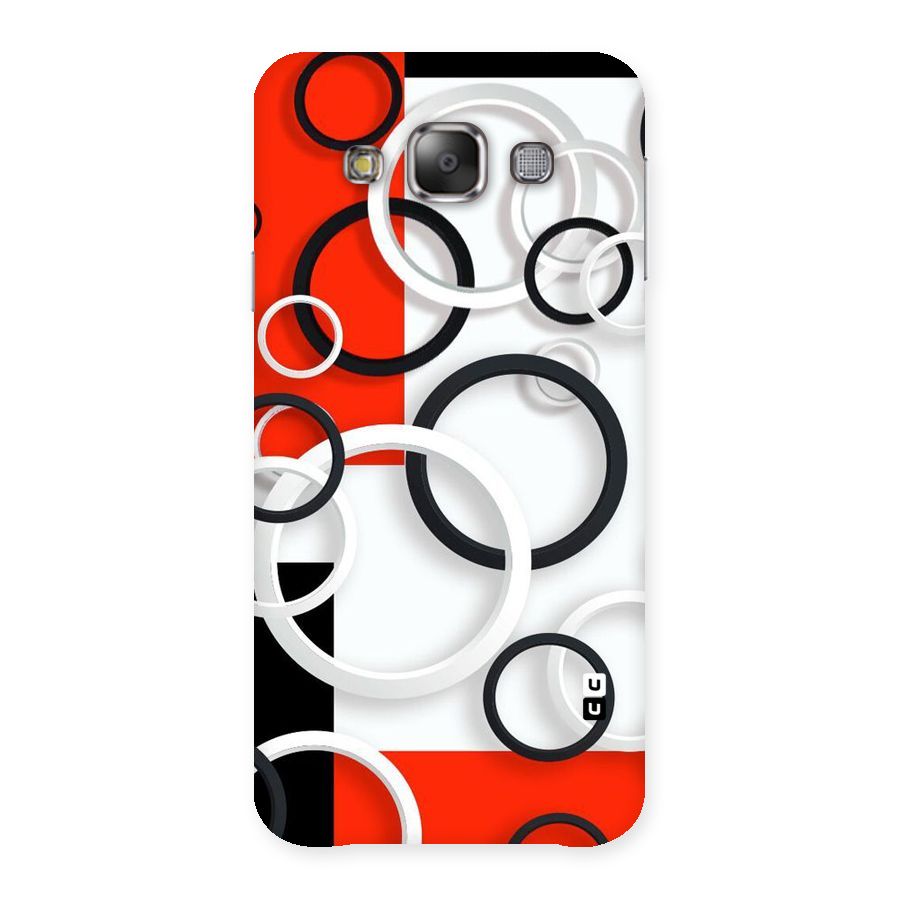 Rings Abstract Back Case for Galaxy E7