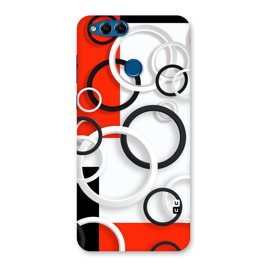 Rings Abstract Back Case for Honor 7X