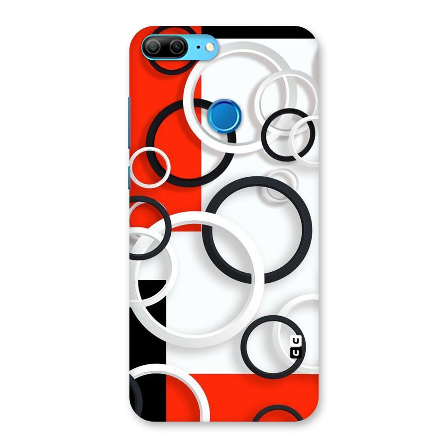 Rings Abstract Back Case for Honor 9 Lite