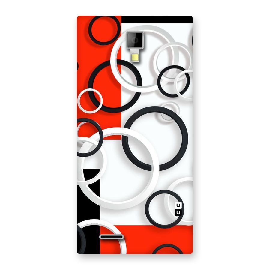 Rings Abstract Back Case for Micromax Canvas Xpress A99