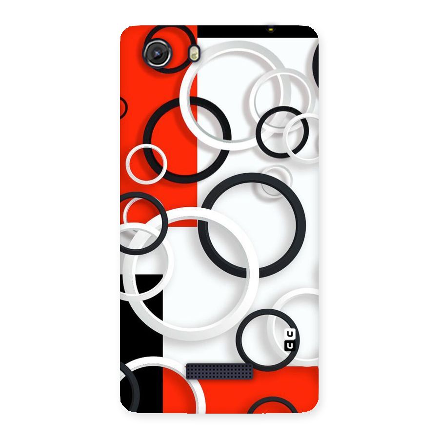 Rings Abstract Back Case for Micromax Unite 3