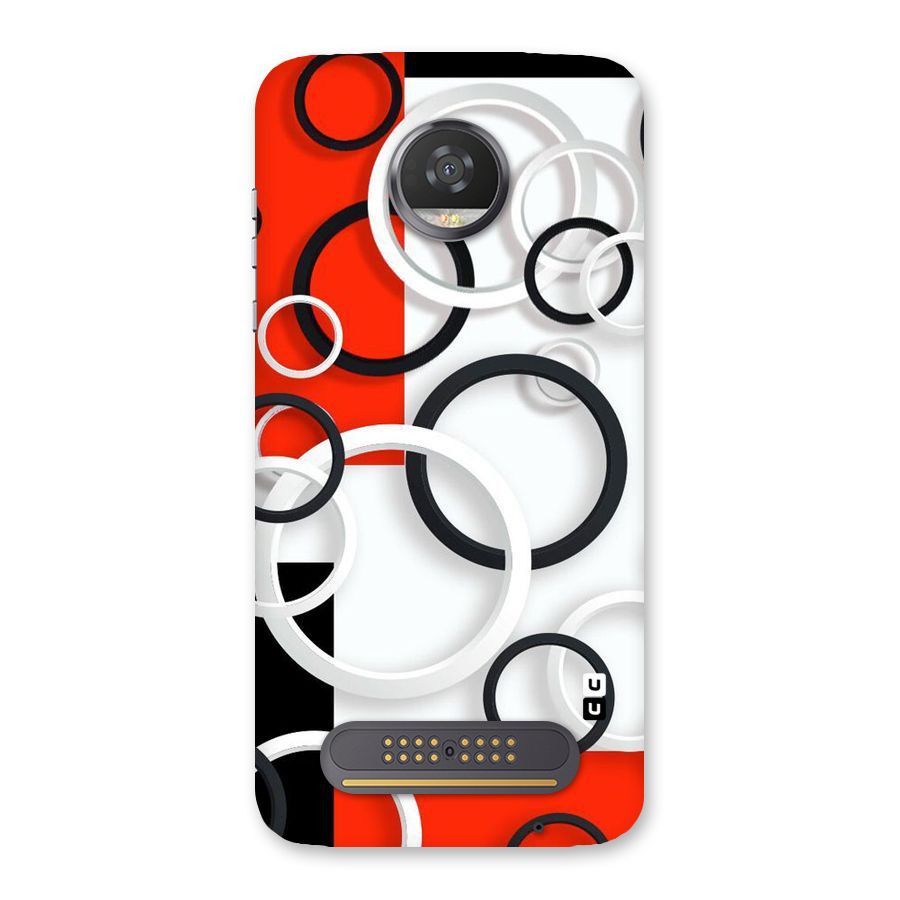 Rings Abstract Back Case for Moto Z2 Play