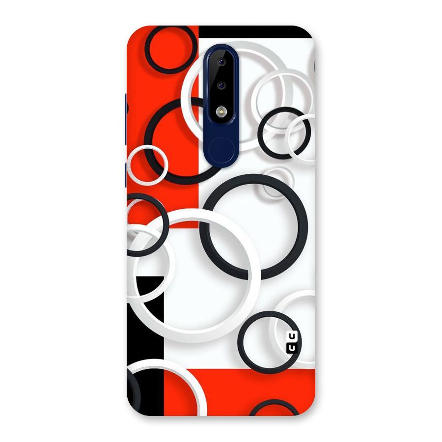 Rings Abstract Back Case for Nokia 5.1 Plus