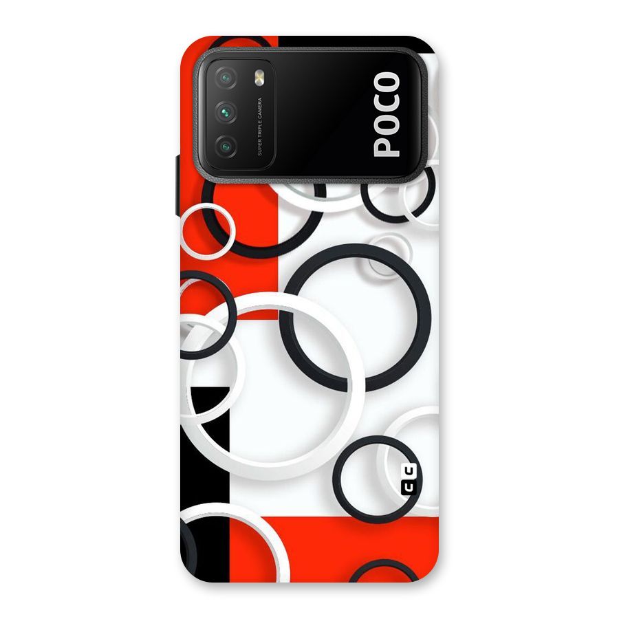 Rings Abstract Back Case for Poco M3
