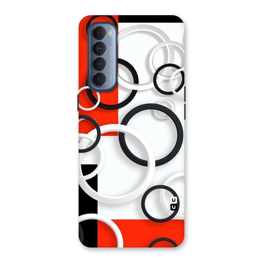 Rings Abstract Back Case for Reno4 Pro