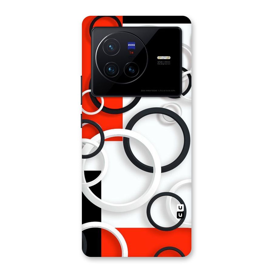 Rings Abstract Back Case for Vivo X80